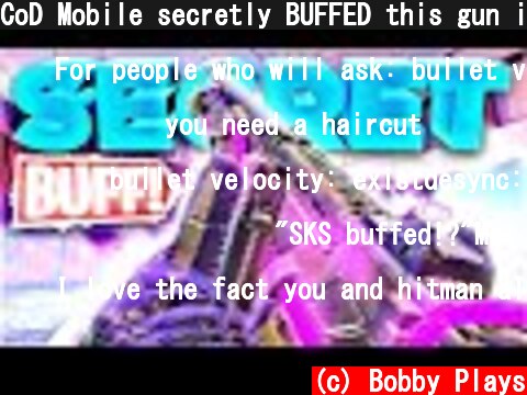 CoD Mobile secretly BUFFED this gun in Season 2  (c) Bobby Plays